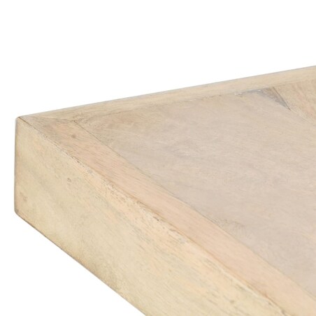 vidaXL Stół jadalniany, 180 x 90 x 76 cm, lite, bielone drewno mango