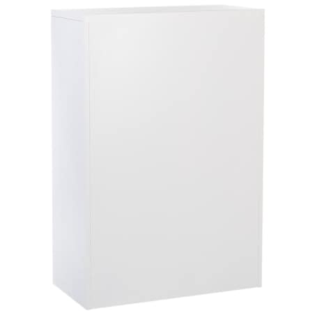 Szafka biurowa metalowa biała HALITE