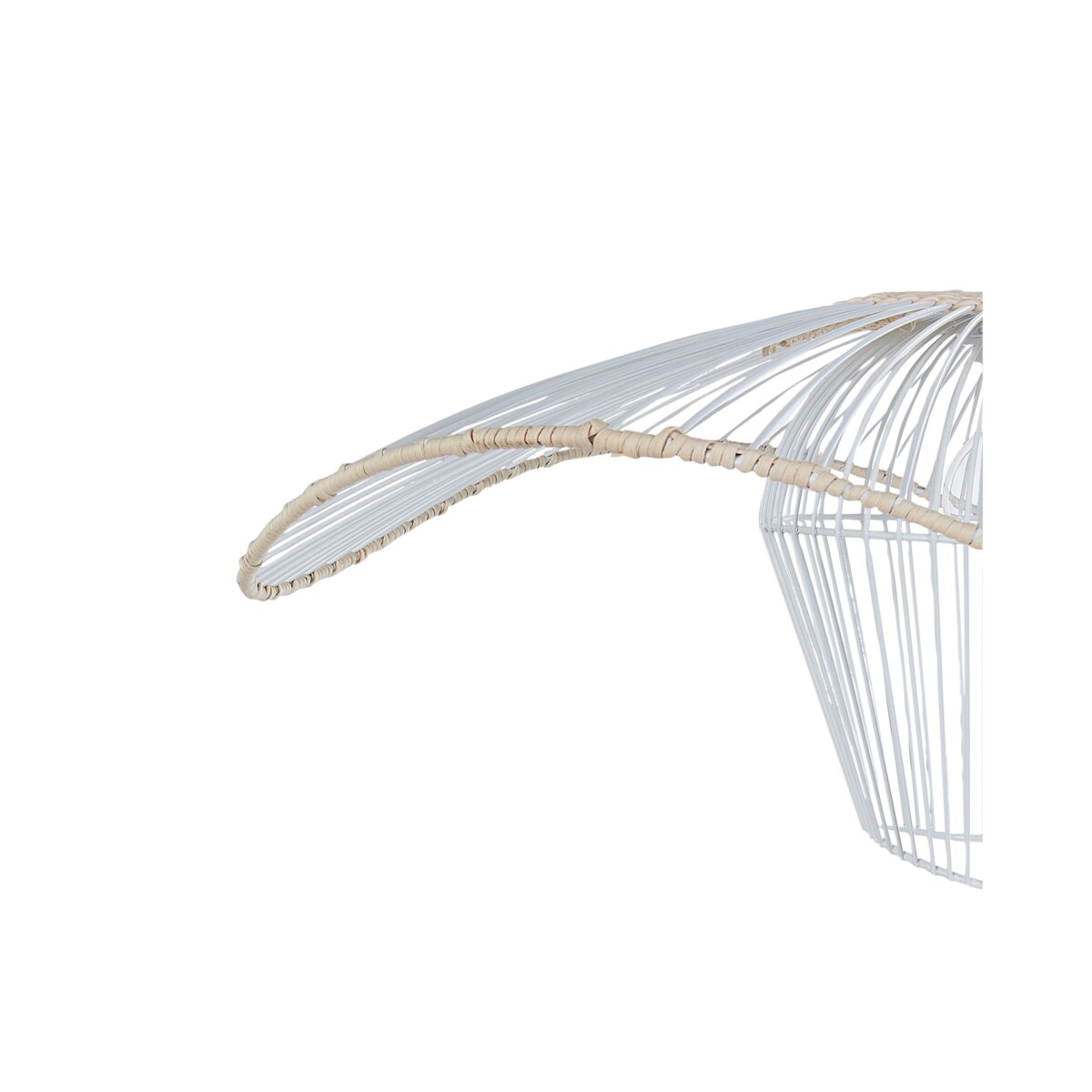 Lampa wisząca biała LUNGA