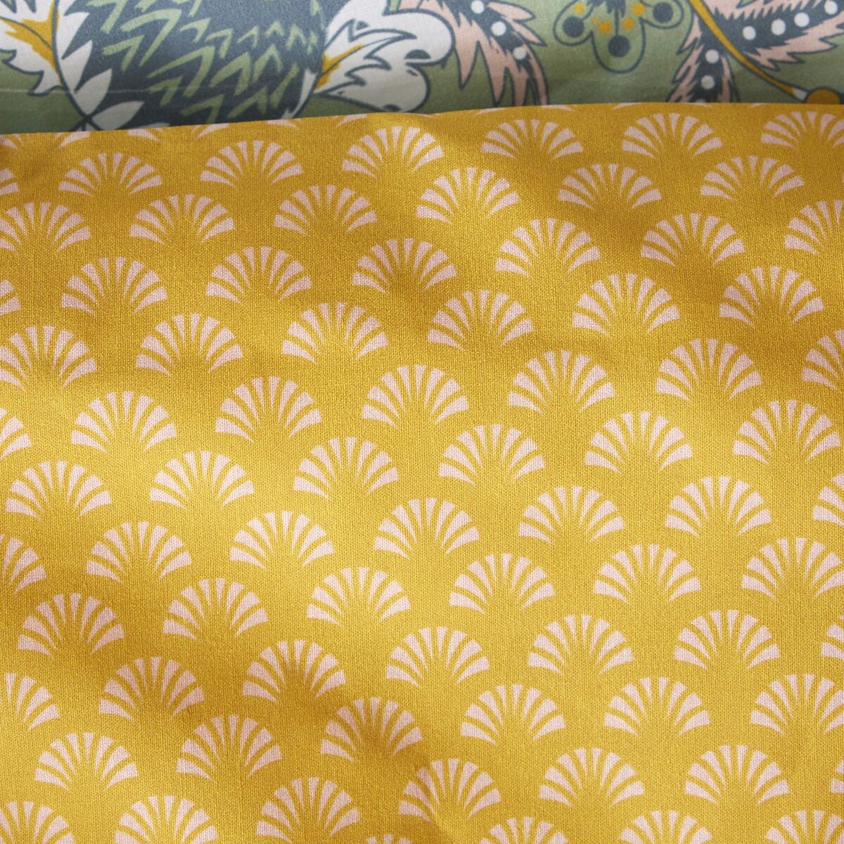 Pościel bawełniana, kołdra i 2 poduszki, 220 x 240 cm, DUBLI