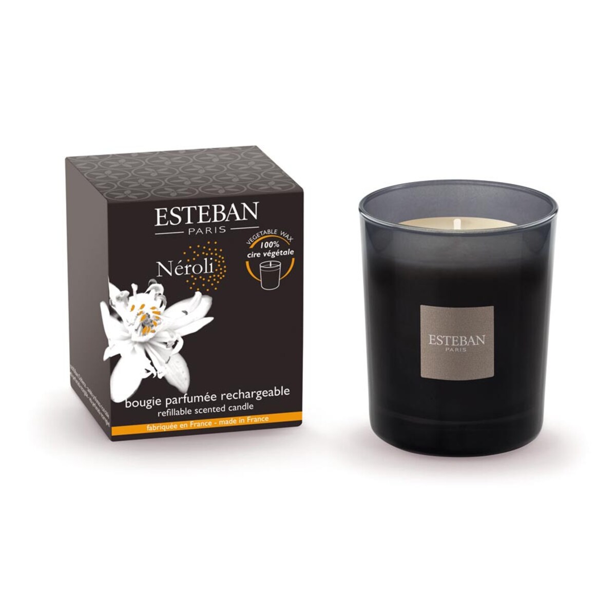 Świeca zapachowa Neroli, 180 g, Esteban