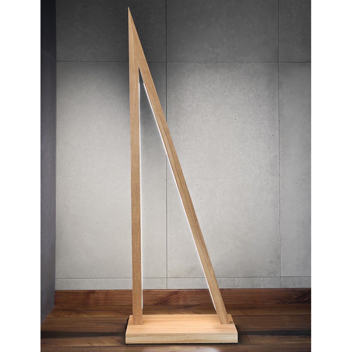 Drewniana Lampa Podłogowa BRITOP Lighting 2xLED 32.5W Dąb Olejowany FSC, Ściemniacz Dotykowy, Polski Producent, 1 szt.