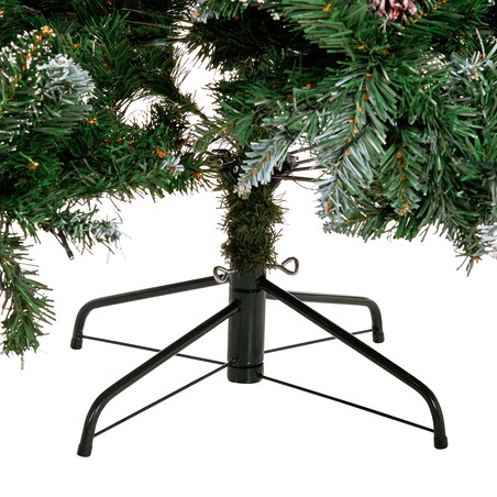 Sztuczna choinka świąteczna LED PALOMAR 180 cm Ciemnozielony