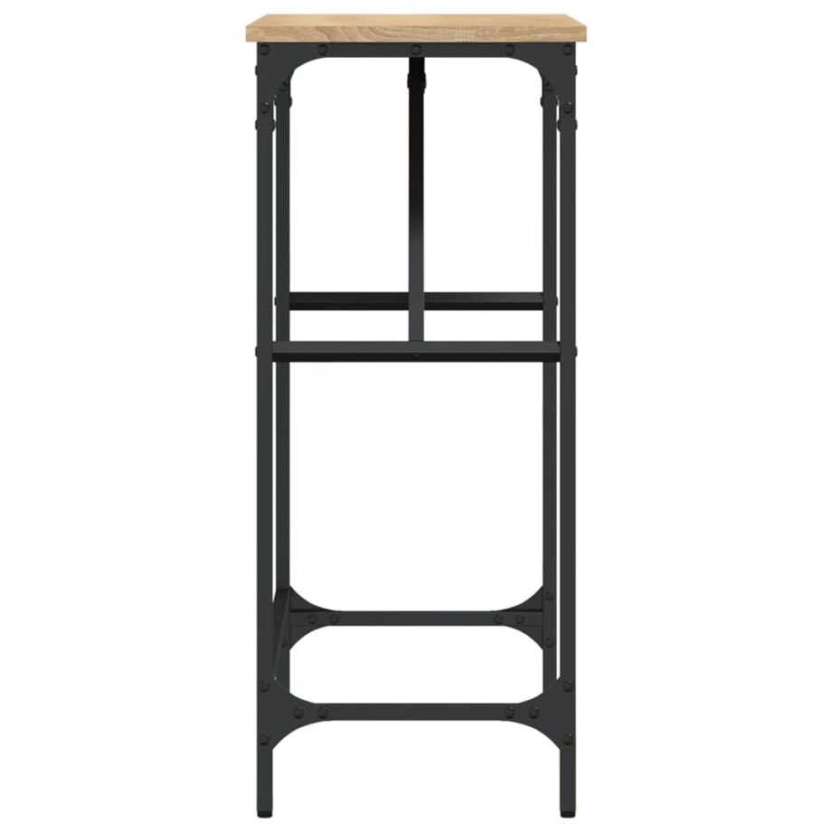 vidaXL Stolik konsolowy, dąb sonoma, 75x32x75 cm