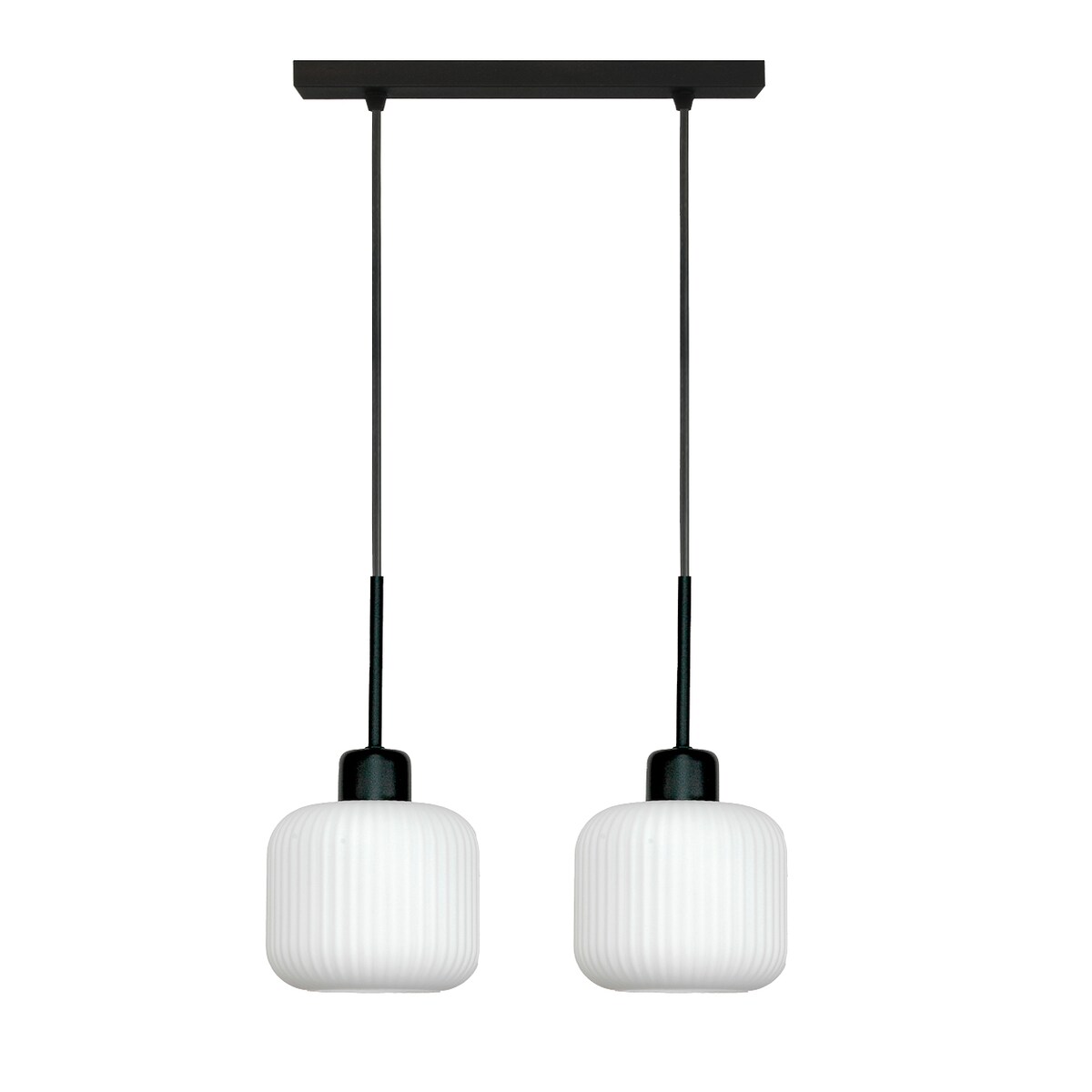 lampa wisząca 2 punktowa edylit białe klosze do kuchni