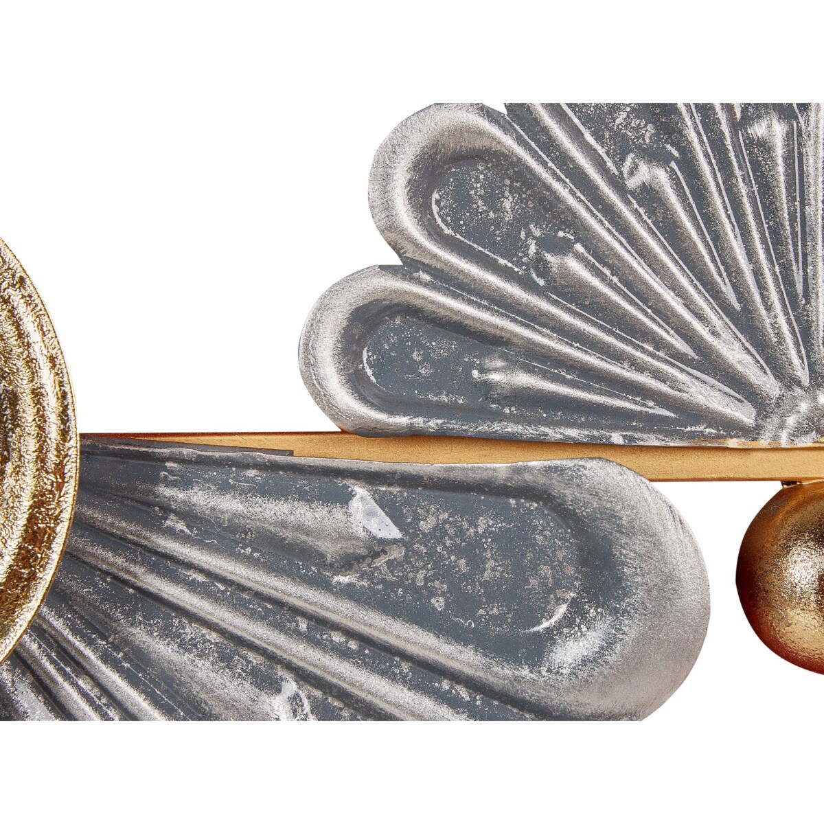 Dekoracja ścienna złota z szarym PROMETHIUM