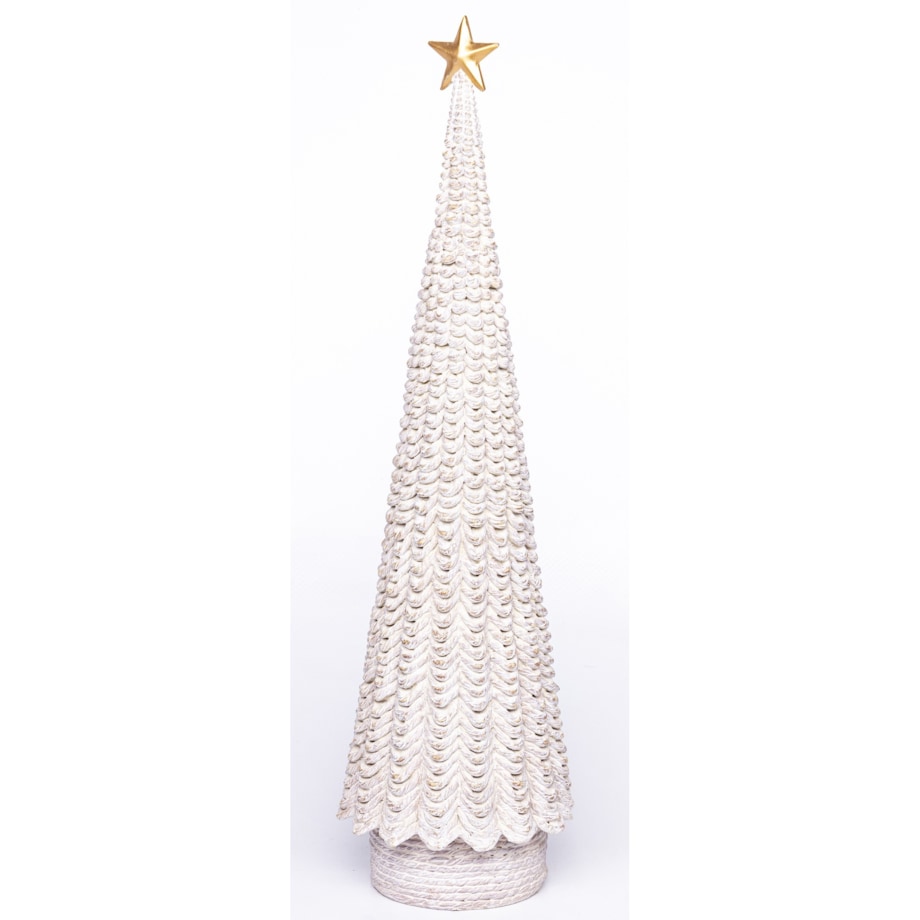 Choinka 35x10x10 cm biała LEDDE