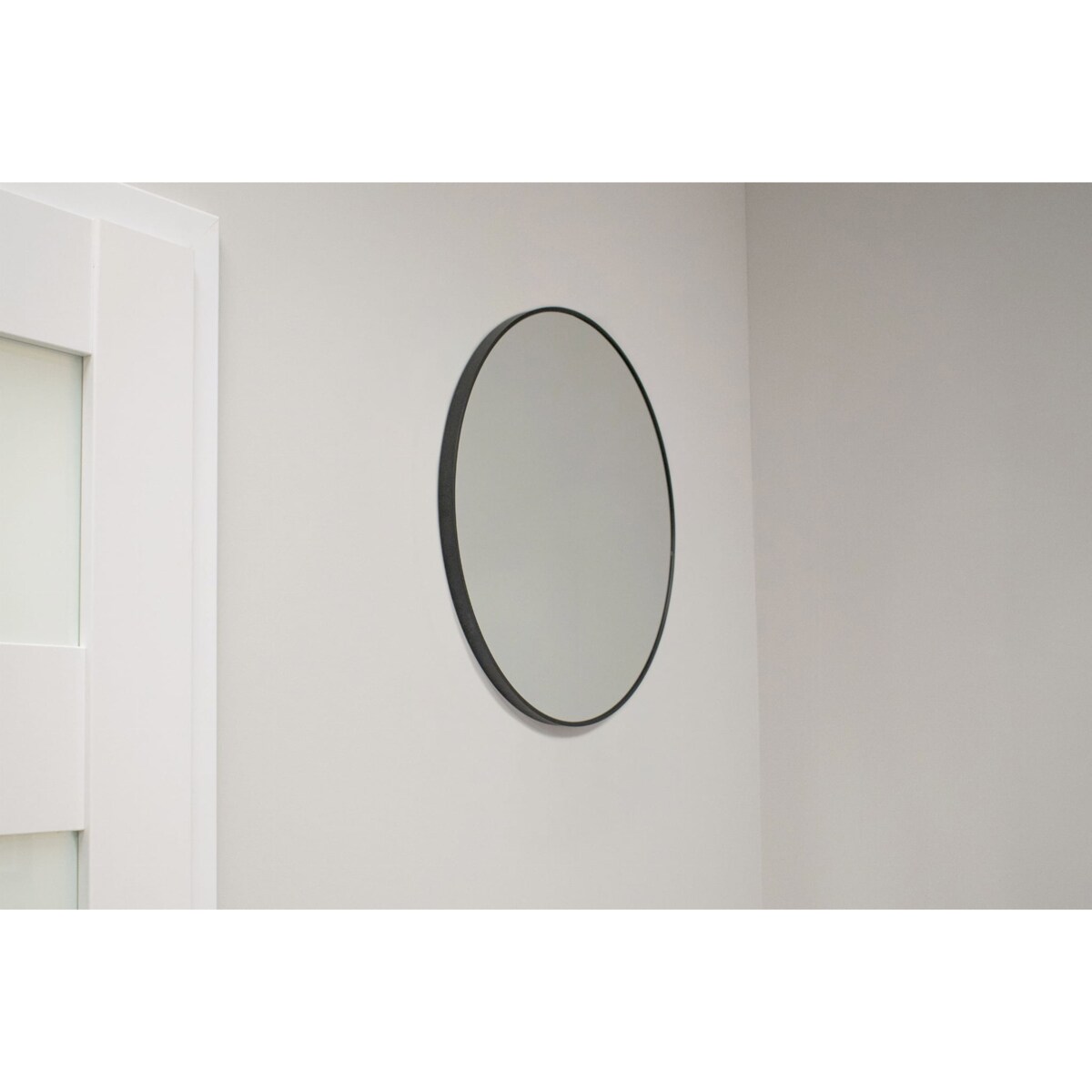 Lustro 40 Cm Czarna Rama