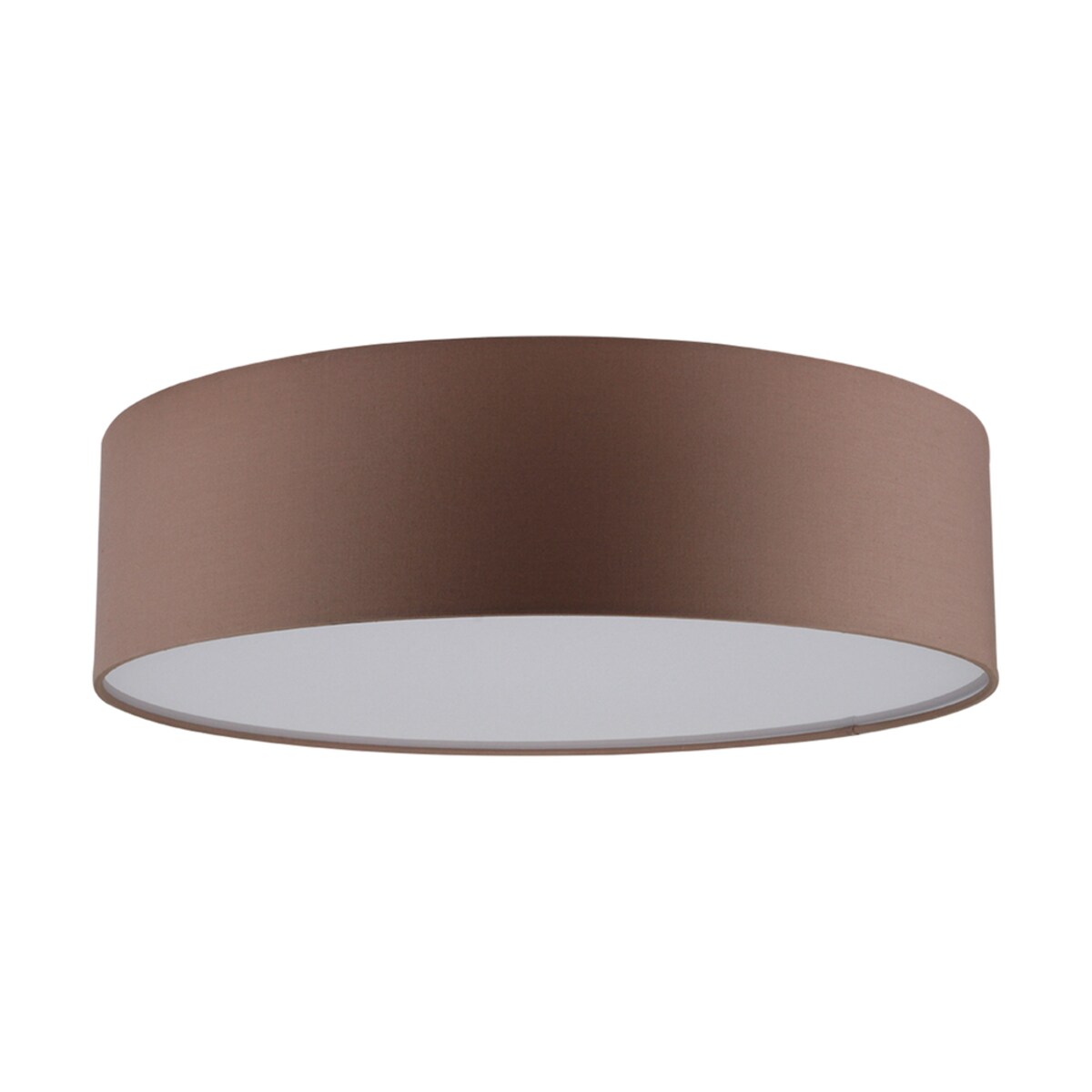 Lampa Sufitowa BRITOP Lighting 3xE27 Max.25W Subtelna Brązowa Tkanina, Polski Producent, 1 szt.