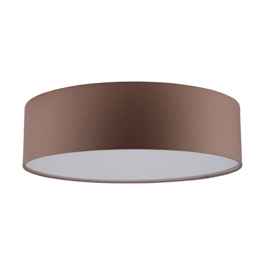 Lampa Sufitowa BRITOP Lighting 3xE27 Max.25W Subtelna Brązowa Tkanina, Polski Producent, 1 szt.