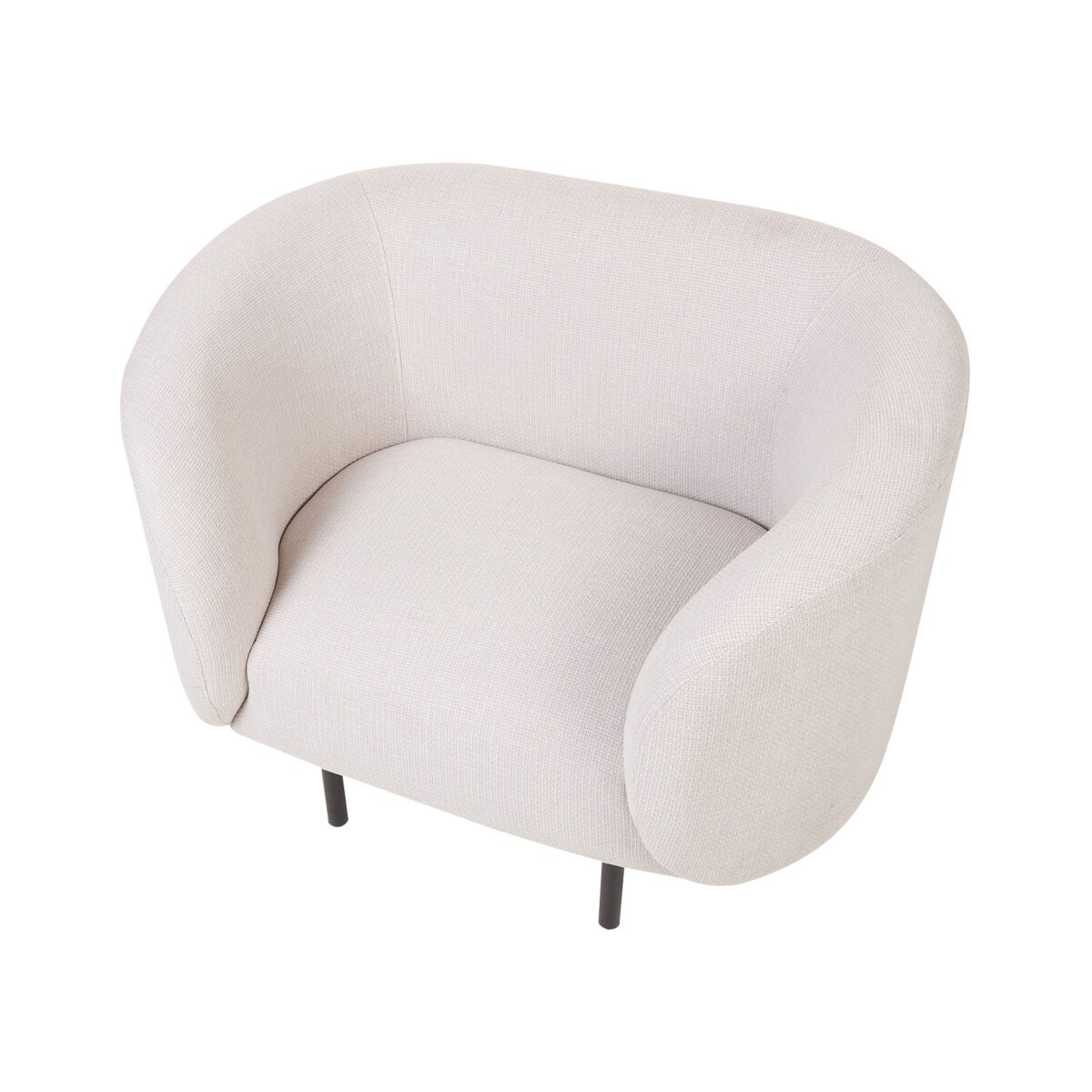 Fotel tapicerowany beżowy LOEN