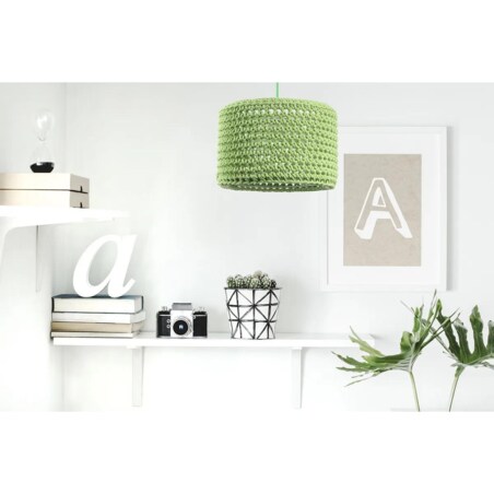 Lampa wisząca COTTON 30 zielona