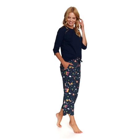 Piżama kolor granatowy PM.7162.YOGA - XXL