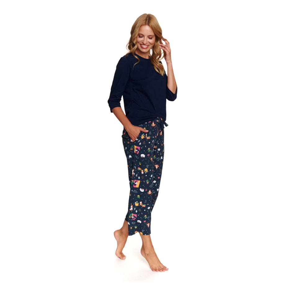 Piżama kolor granatowy PM.7162.YOGA - XXL