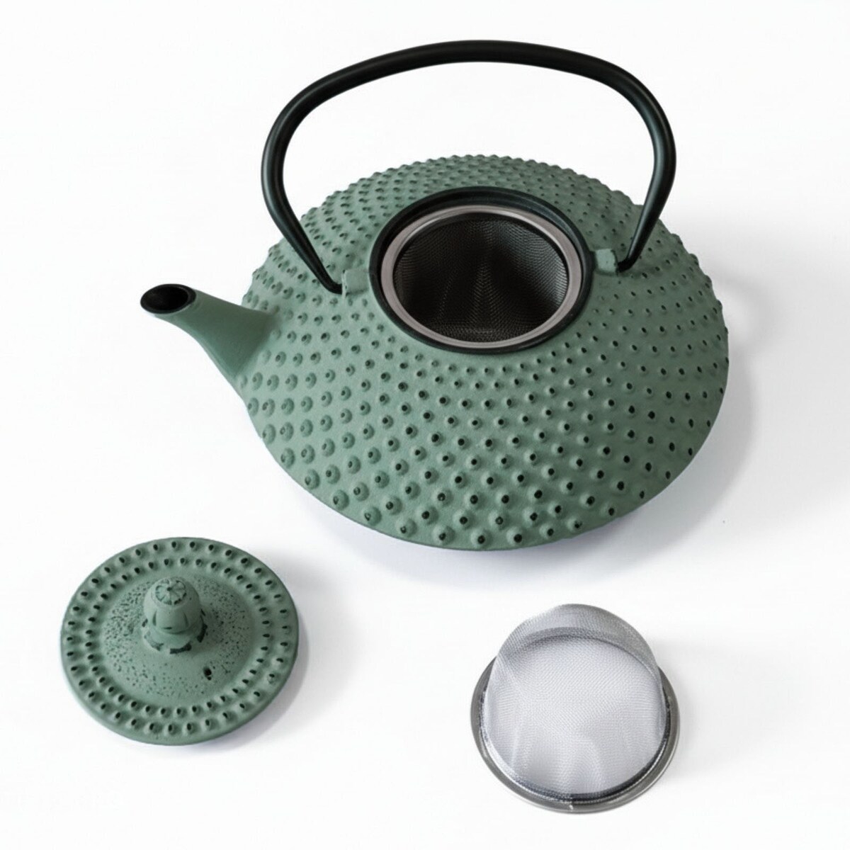 Czajnik żeliwny z zaparzaczem MIKA, 1250 ml