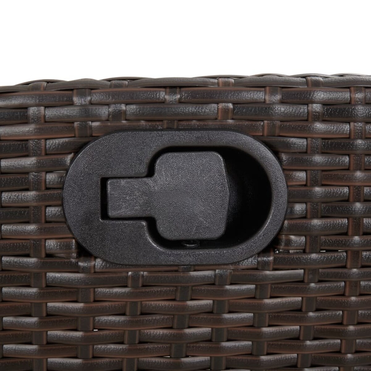 vidaXL 3-cz. zestaw mebli ogrodowych z poduszkami, brązowy, polirattan