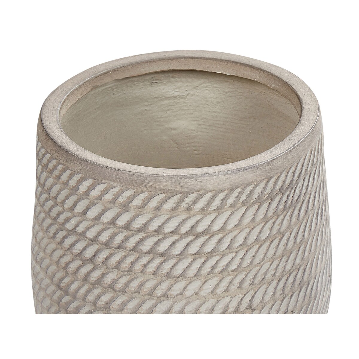 Doniczka ⌀ 27 cm beżowoszara LIVADIA
