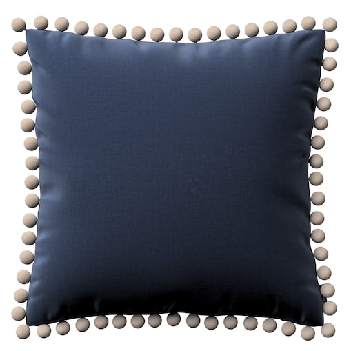 Poszewka Wera na poduszkę 45x45 granatowy welwet