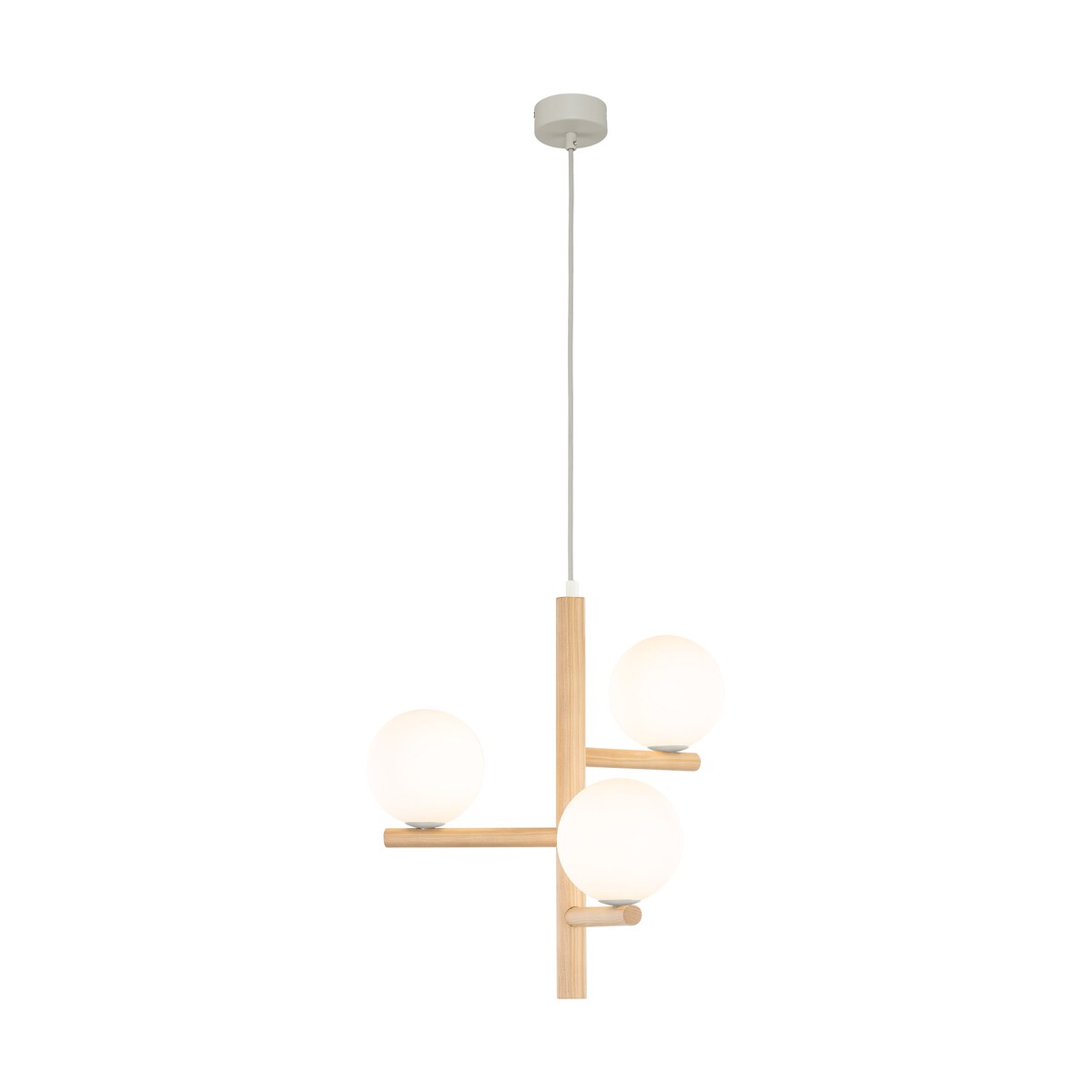 Żyrandol ESTERA WOOD 6799 TK Lighting 3xG9 regulowany drewniany biało-czarny IP20