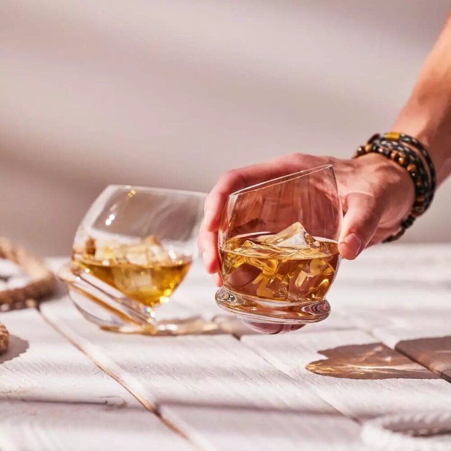 Szklanki Kieliszki do Whisky Roly-Poly Krosno Bujane 6 x 200 ml na Prezent