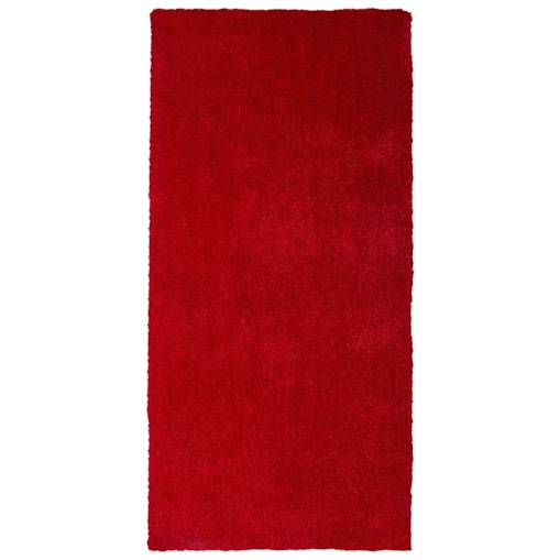Dywan shaggy 80 x 150 cm czerwony DEMRE