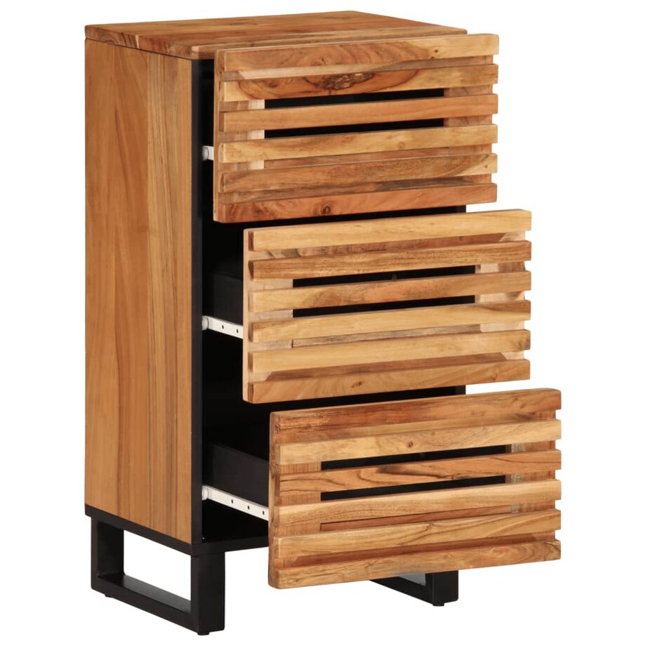 vidaXL Szafka, 40x34x75 cm, lite drewno akacjowe