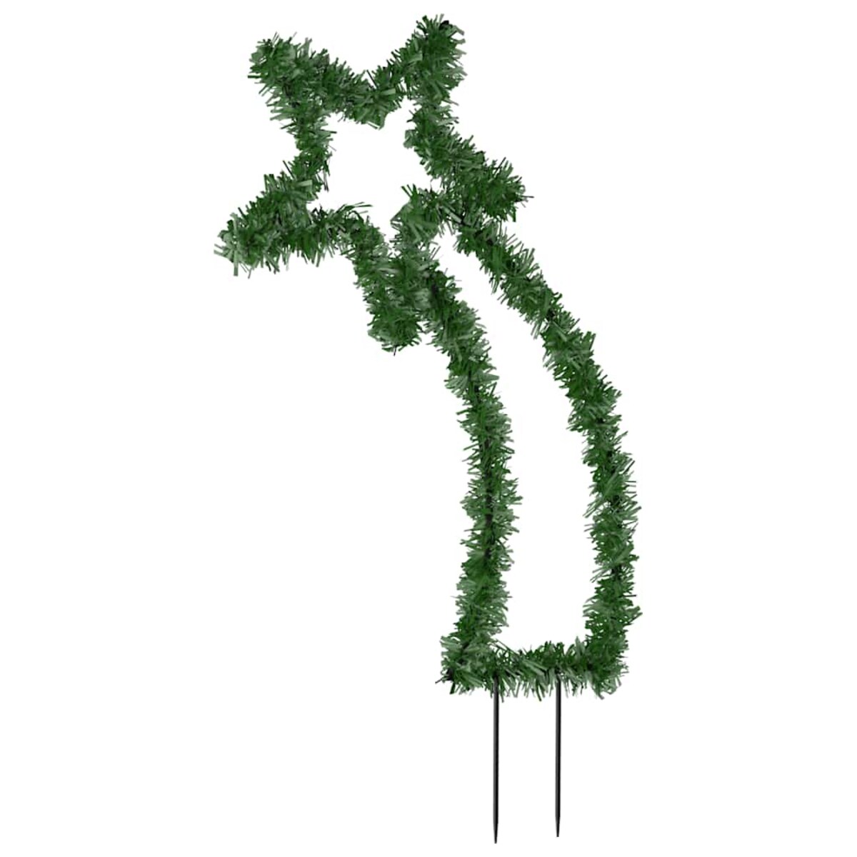 vidaXL Gwiazda betlejemska ze szpikulcami, 80 LED, 62 cm