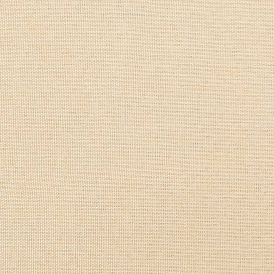 vidaXL Fotel wypoczynkowy, kremowy, obity tkaniną