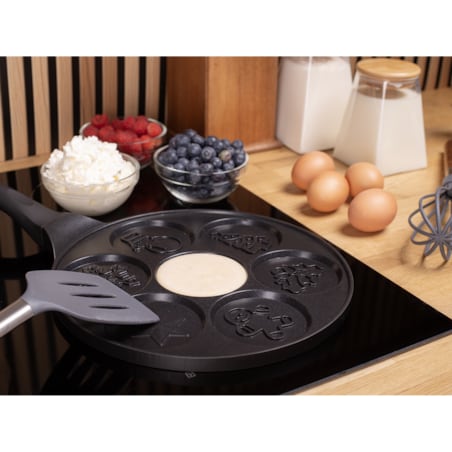 Patelnia do pancakes naleśników jajek ŚWIĄTECZNE WZORY KAMILLE