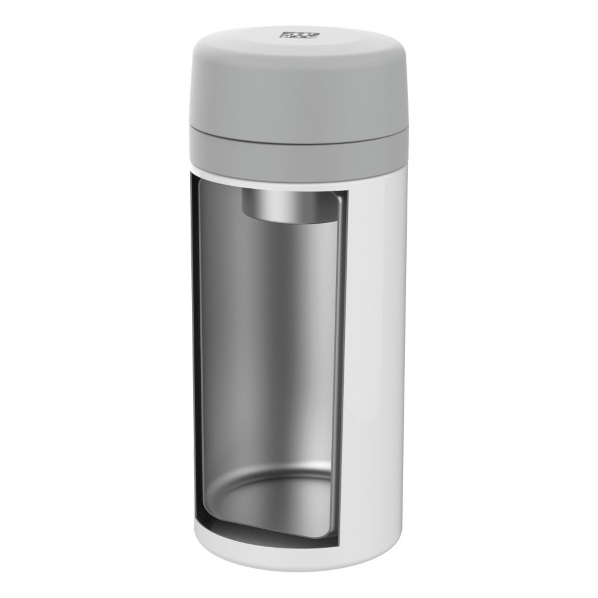 Pojemnik termiczny z zaparzaczem do herbaty i owoców Zwilling Thermo - Biały, 420 ml