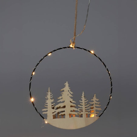 Dekoracja świąteczna z LED do zawieszenia, Ø 20 cm