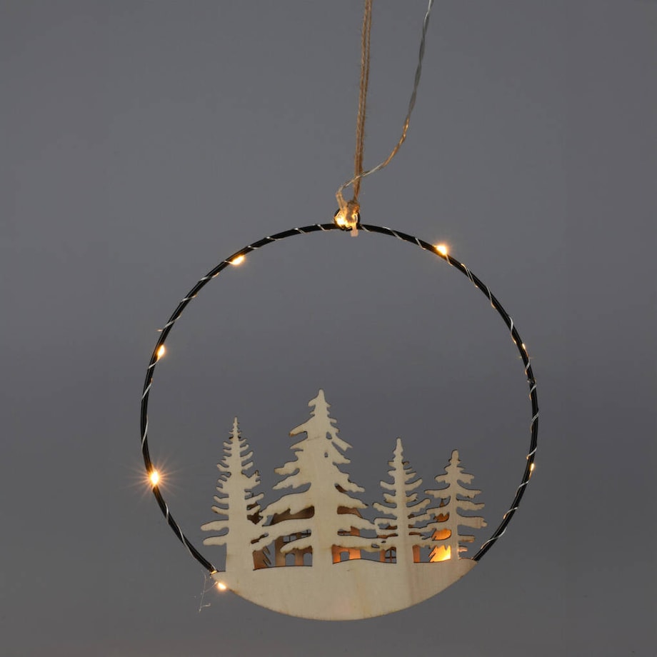 Dekoracja świąteczna z LED do zawieszenia, Ø 20 cm