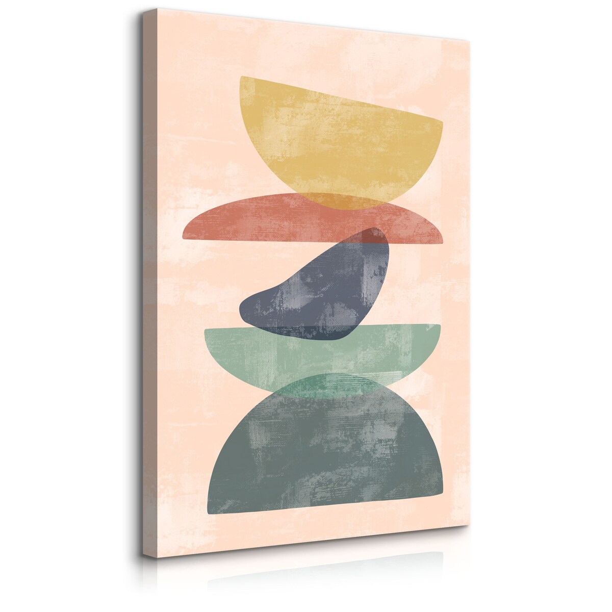 Obraz Kolorowe Skały Imitacja Boho Kamieni 30x40cm