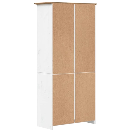 vidaXL Biblioteczka BODO, brązowa, 82x40x173 cm, sosnowa, 5 półek