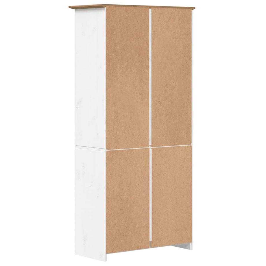 vidaXL Biblioteczka BODO, brązowa, 82x40x173 cm, sosnowa, 5 półek