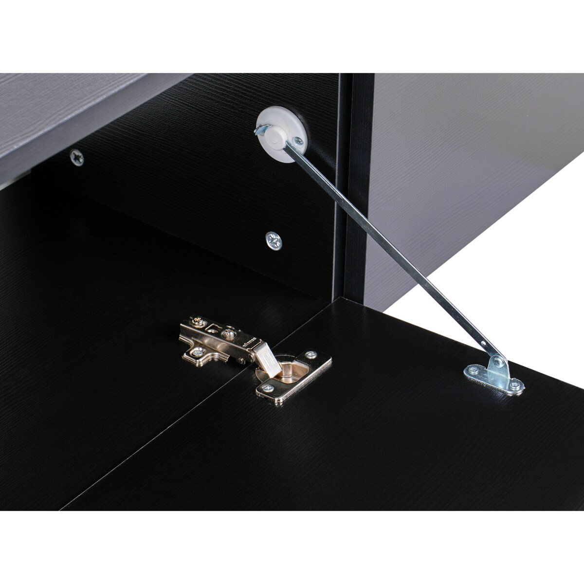 Wisząca szafka RTV GLADSTONE Czarny