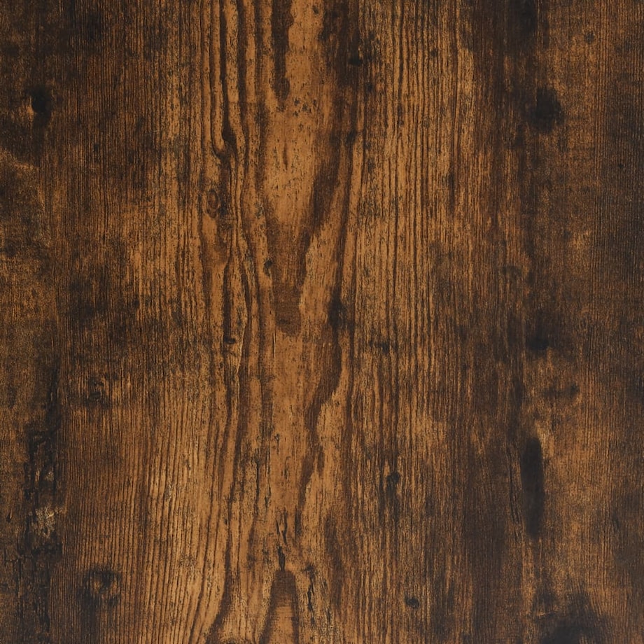 vidaXL Stolik konsolowy z półką, przydymiony dąb, 75x30x75 cm