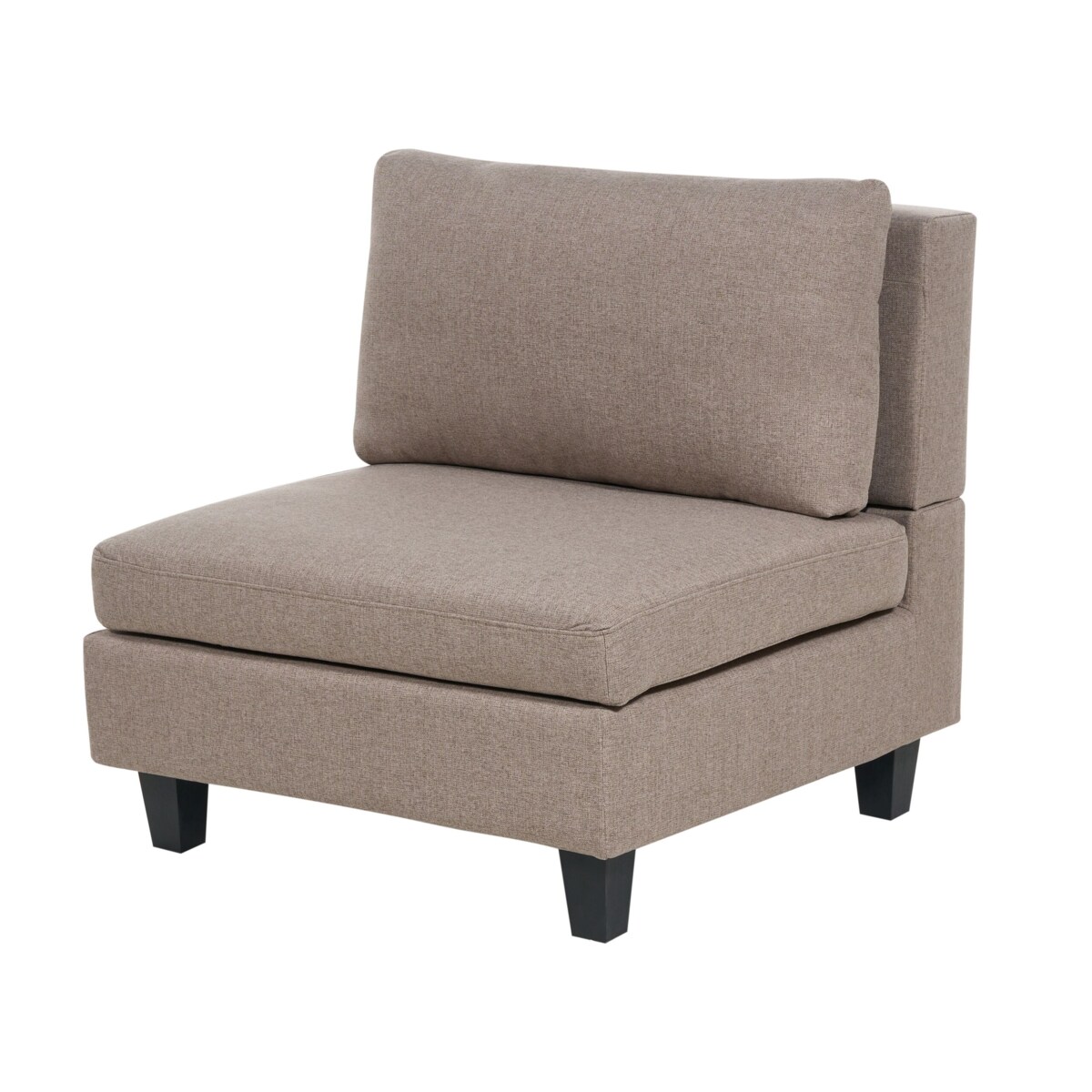 Sofa modułowa 3-osobowa brązowa UNSTAD