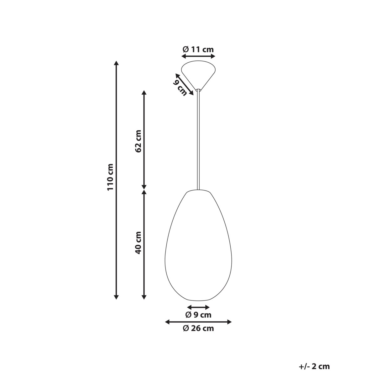 Lampa wisząca GERA Szary