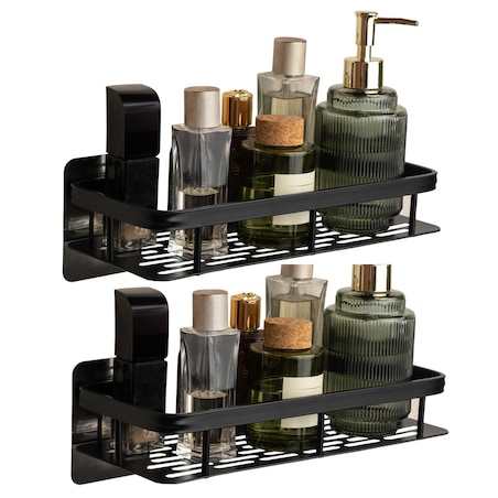 2 szt półka wisząca samoprzylepna loft ścienna łazienkowa pod prysznic