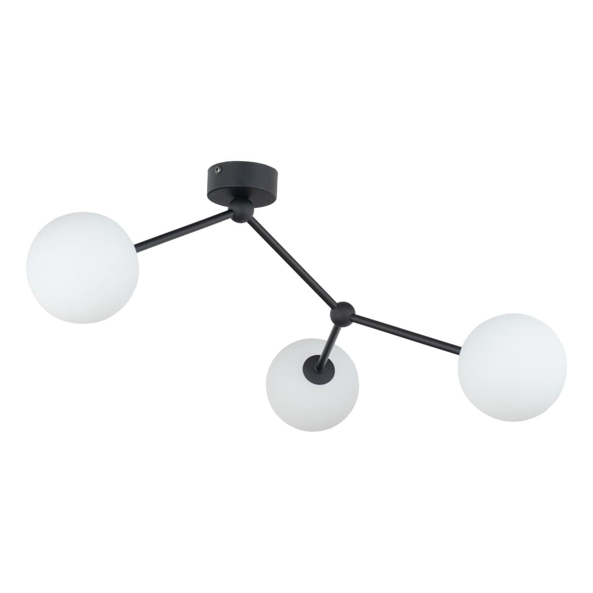 Molekułowa lampa sufitowa potrójna Fairy 4854 TK Lighting czarna biała