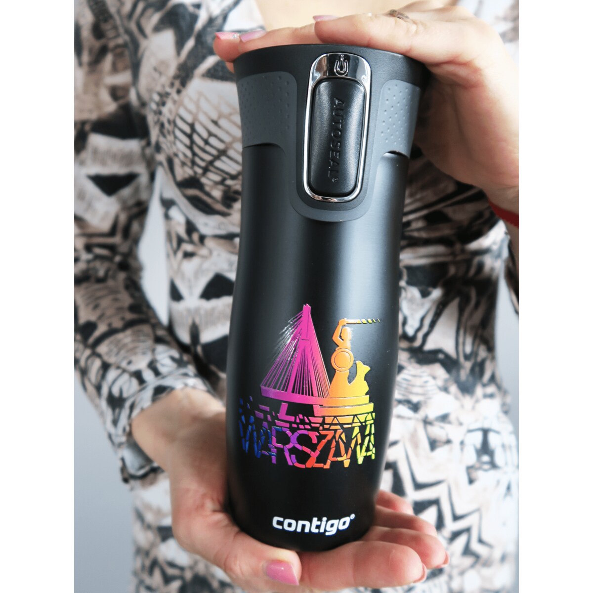 Kubek termiczny Contigo West Loop 2.0 470 ml - Warszawa - czarny
