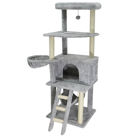 DRAPAK DLA KOTÓW SZARY XXL P70381