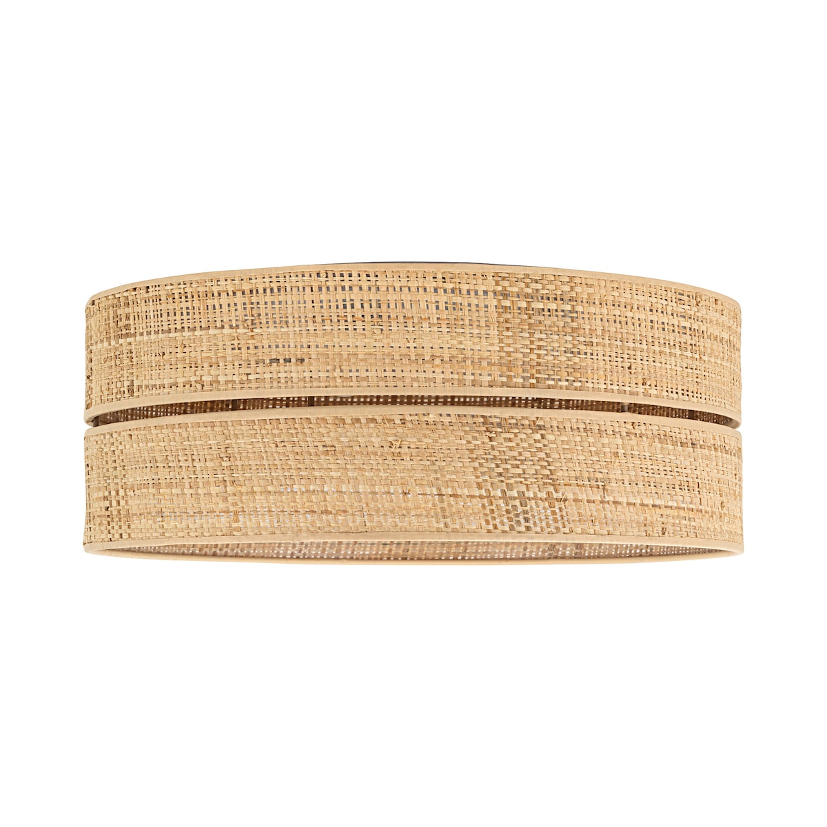 Lampa sufitowa plafon TK Lighting CALMA 450 45 cm boho biała z rafią 4xE27