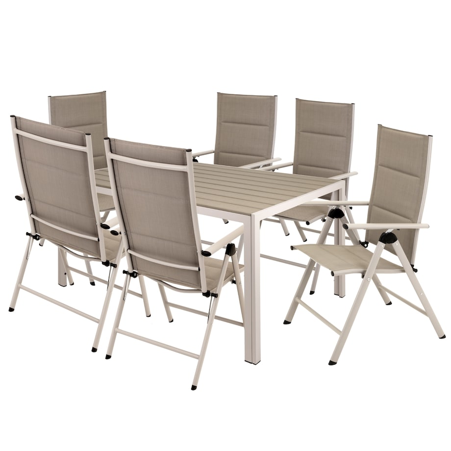 Zestaw Mebli Ogrodowych 6 X Fotel I Stolik Do Ogrodu Na Taras Ogrodowe