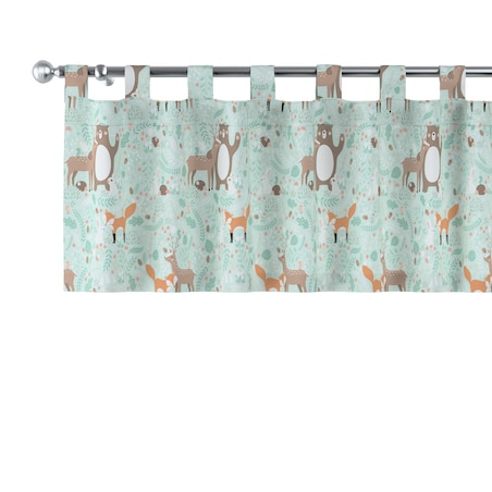 Lambrekin na szelkach 260x40 zielony