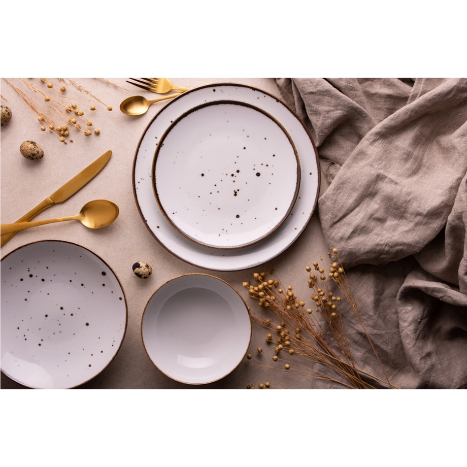 Konsimo ALUMINA Serwis obiadowy 6os. (18el.)