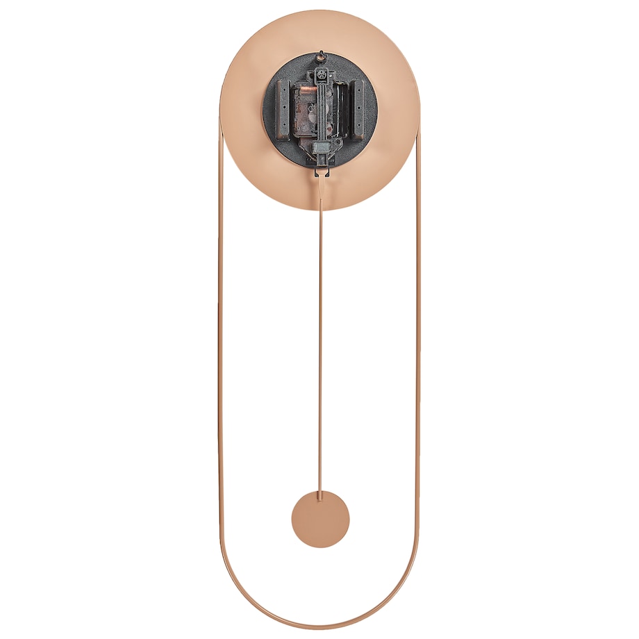 Zegar ścienny SALVAN 20 cm Metal Brzoskwiniowy