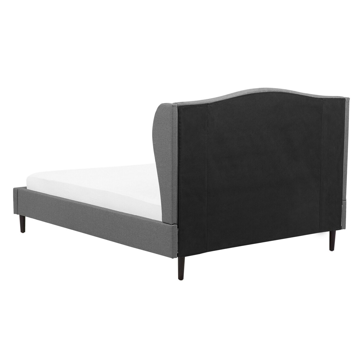 Łóżko tapicerowane 140 x 200 cm szare COLMAR