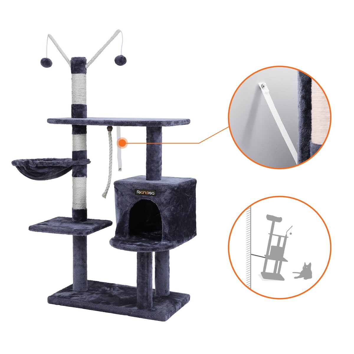 Drapak Ciemny Szary, Beż